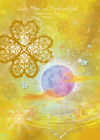 Moon and Gold Clover