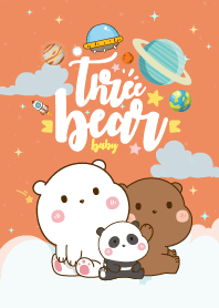 Bear Baby Galaxy Orange