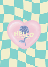 GREEN : BLUE ROSE