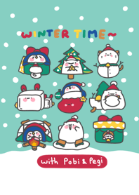 Winter Time with Pobi & Pegi