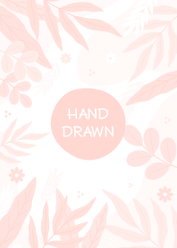 Hand Drawn Floral Peach Schnapps