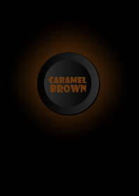 Caramel brown Button In Black V.2