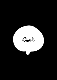 Simple speech bubble basic25