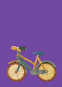 bicycle on purple