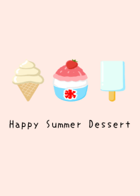 Happy Summer Dessert-LIGHT PINKj