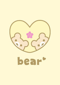 Bear Cherry blossoms [Yellow]