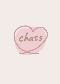 Dull pink handwritten