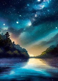 Beautiful starry night view#2924