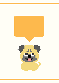 ドットなわんこ-----パグ
