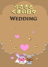 Rabbit and bear daily<Wedding>
