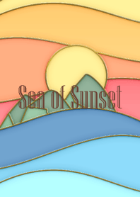 Sea of Sunset Enamel Pin 34