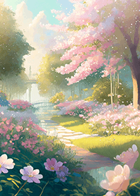 優美な春の風景の着せかえ(Spring-780)
