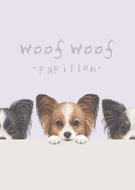 Woof Woof - Papillon - PASTEL PURPLE