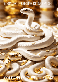 Golden White Snake of Luck 24