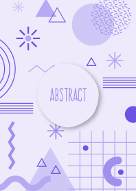 Abstract Geo Royal White