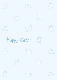 Happy Cat Daily Life-white2