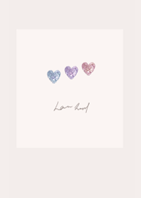 Glittering and cute heart6.