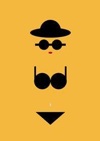 夏日幾何藝術(日出黃色)