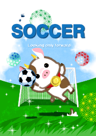 サッカー（金メダル、ゴールキーパー、牛)