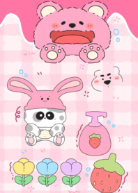 Light pink little bear