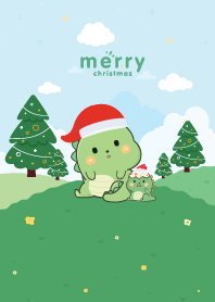 Chill Dino Christmas Day Cutie