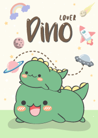 Dino Lover. (love green)