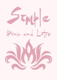 Simple <Lotus> Pink