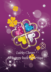 Purple : Fortune UP Gold Clover