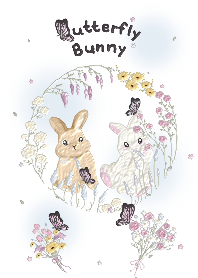 Butterfly bunny (blue ver.)