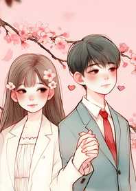 pink sakura blossom with you JP16