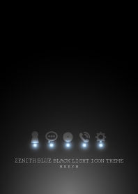 ZENITH BLUE BLACK LIGHT ICON THEME