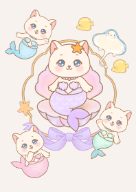 Little Cat mermaid 36