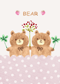 Cute cute simple bear.17.