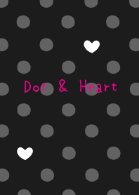 Dot & Heart*monochrome