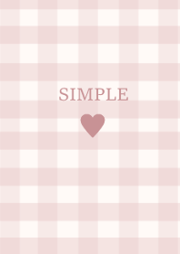 SIMPLE HEART //check rosepink