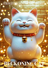 Wealth luck beckoning cat 73