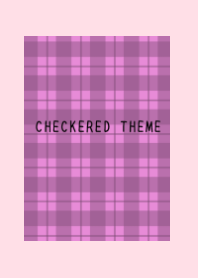 PINK CHECKERED THEME/PINK