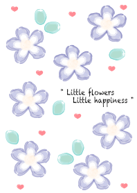 Little blue flower sticker 14