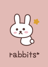กระต่าย*สีชมพู*ดาว