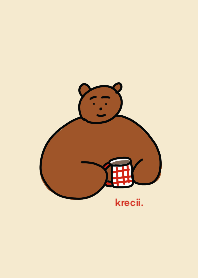 bear × red check