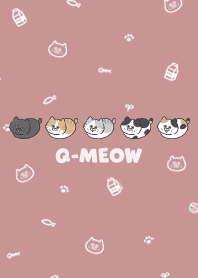 Q-meow1 / pale pink
