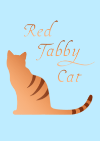 tabby cat 3 ( red )