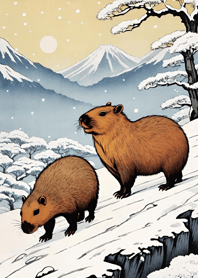 Ukiyo-e - Capybara 81AfD1