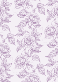 Vintage Purple Rose pattern