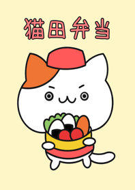 Cat rice field lunch