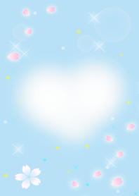 A love heart in the sky 12(SAKURA)