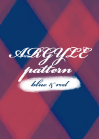 ARGYLE pattern [blue & red]
