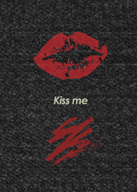 Kiss me ~in black denim~