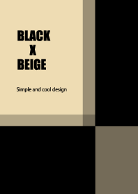 BLACK X BEIGE