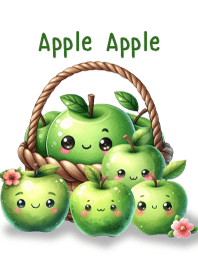 The Green apple signifies good fortune.